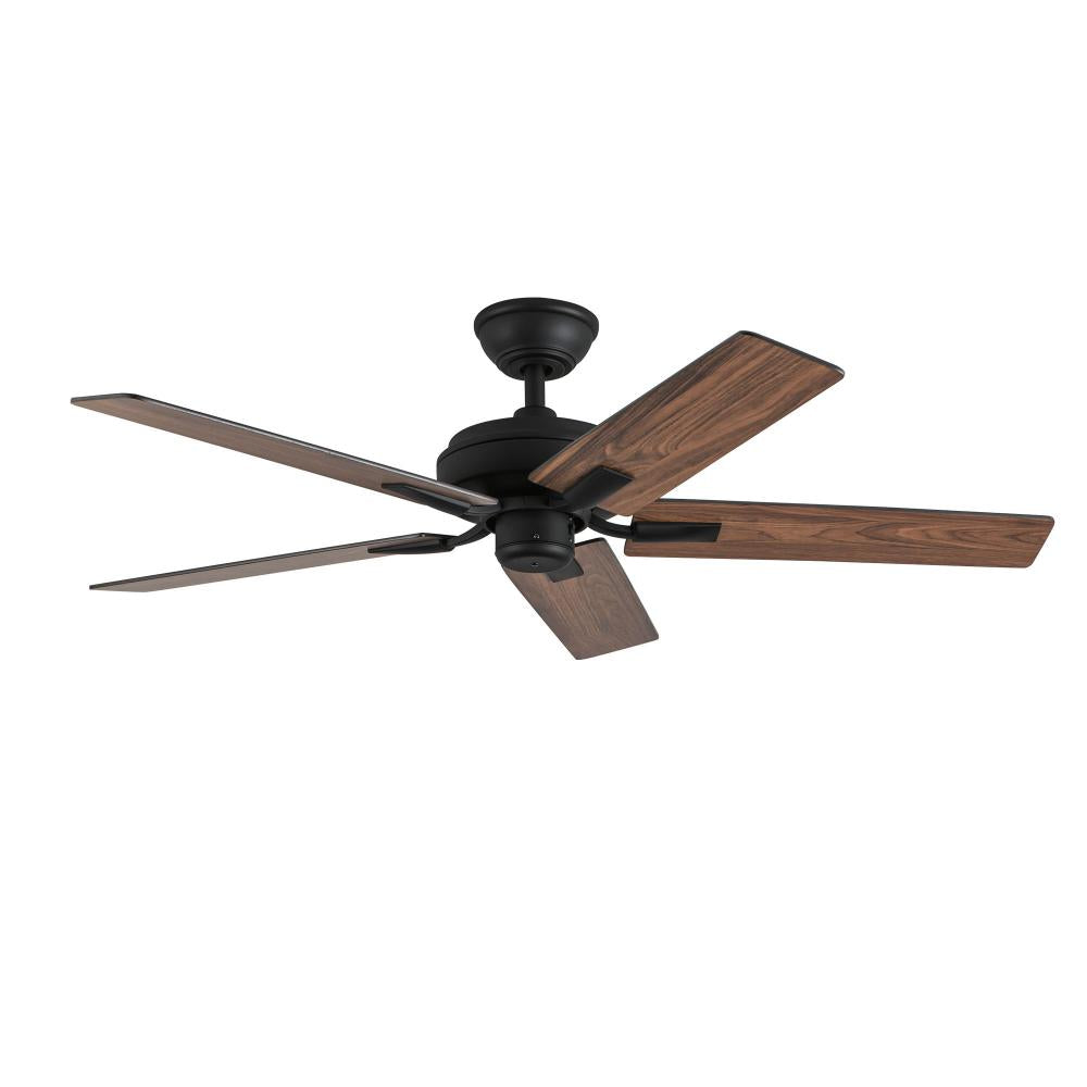 Kuzco Lighting CF78752-MB-NLW Ceiling Fan, 52-in, Matte Black