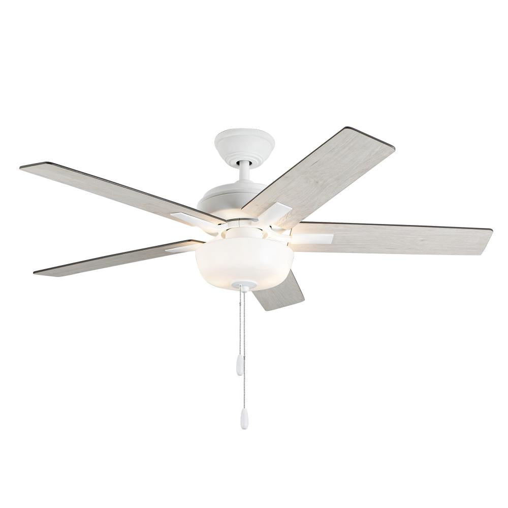 Kuzco Lighting CF78752-WH-LKP Ceiling Fan, White, LED Kit with Bulb