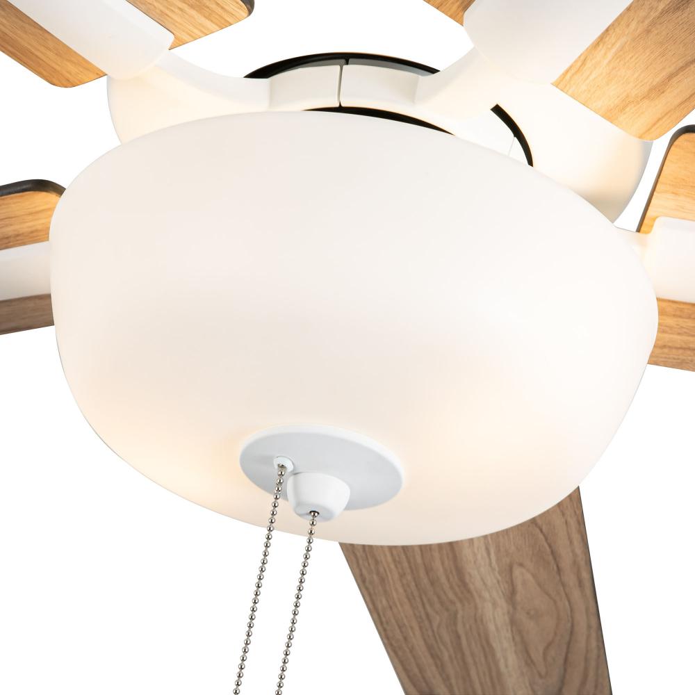 Kuzco Lighting CF78752-WH-LKP Ceiling Fan, White, LED Kit with Bulb
