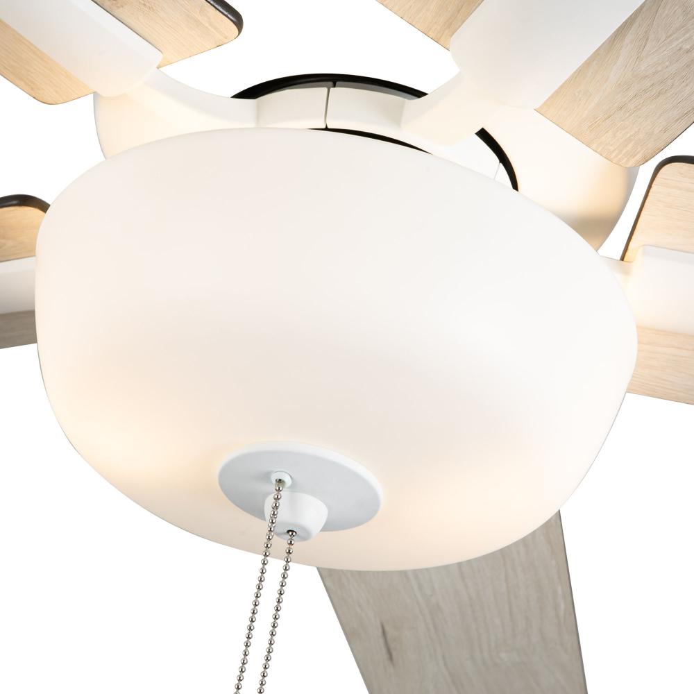 Kuzco Lighting CF78752-WH-LKP Ceiling Fan, White, LED Kit with Bulb