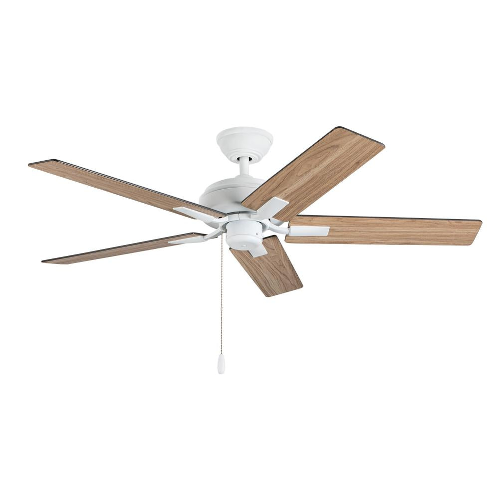 Kuzco Lighting CF78752-WH-NLP Ceiling Fan, 65W, 52-in, White