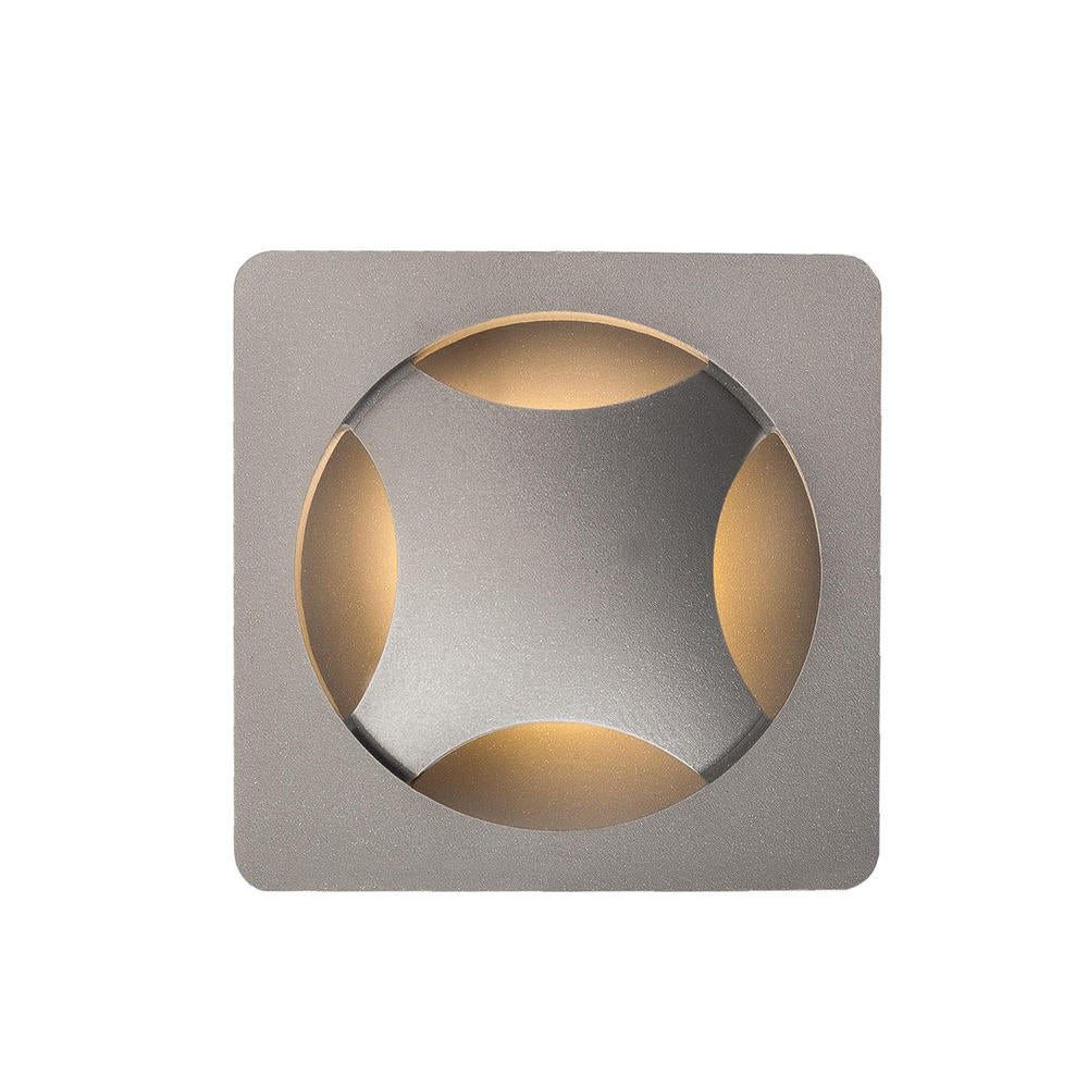 Kuzco Etna EW4208-GY Exterior Wall Sconce, 8-Inch, LED, Gray