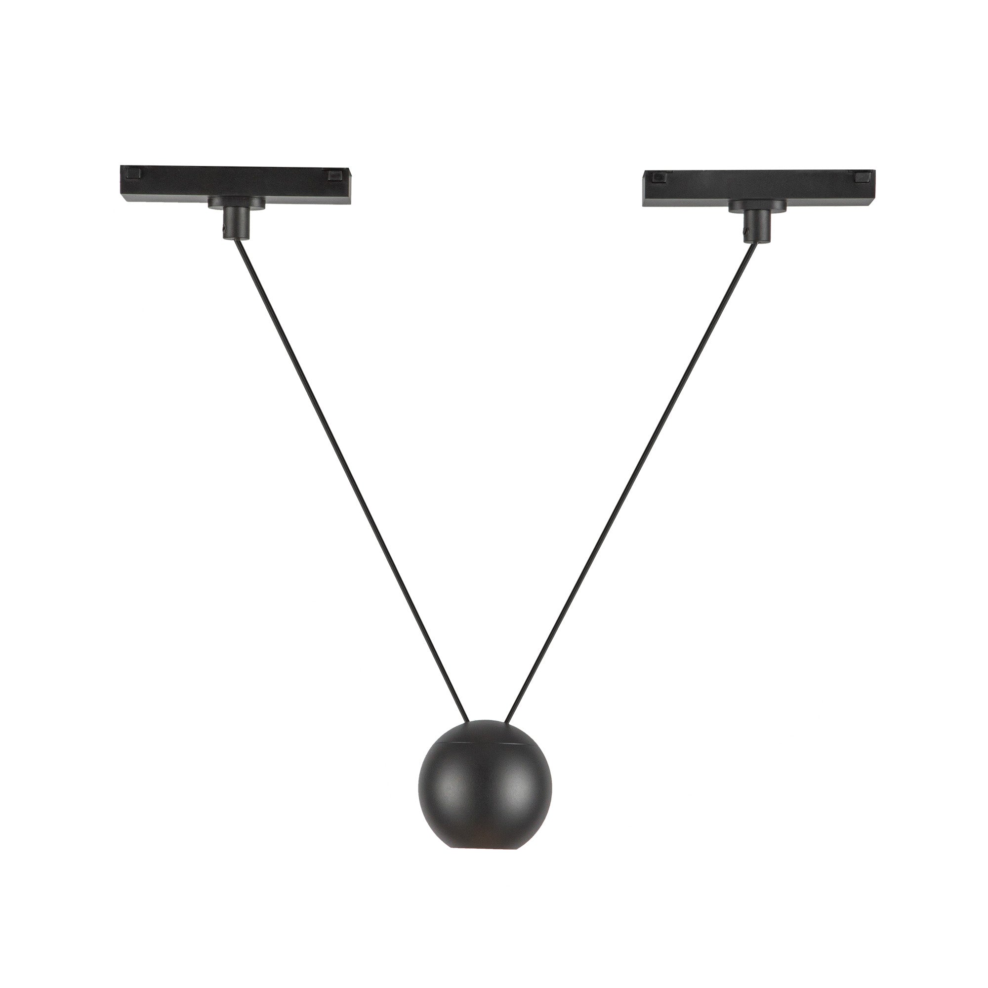 Kuzco Faria TRP27203-BK Double 3-in Track Pendant, Black