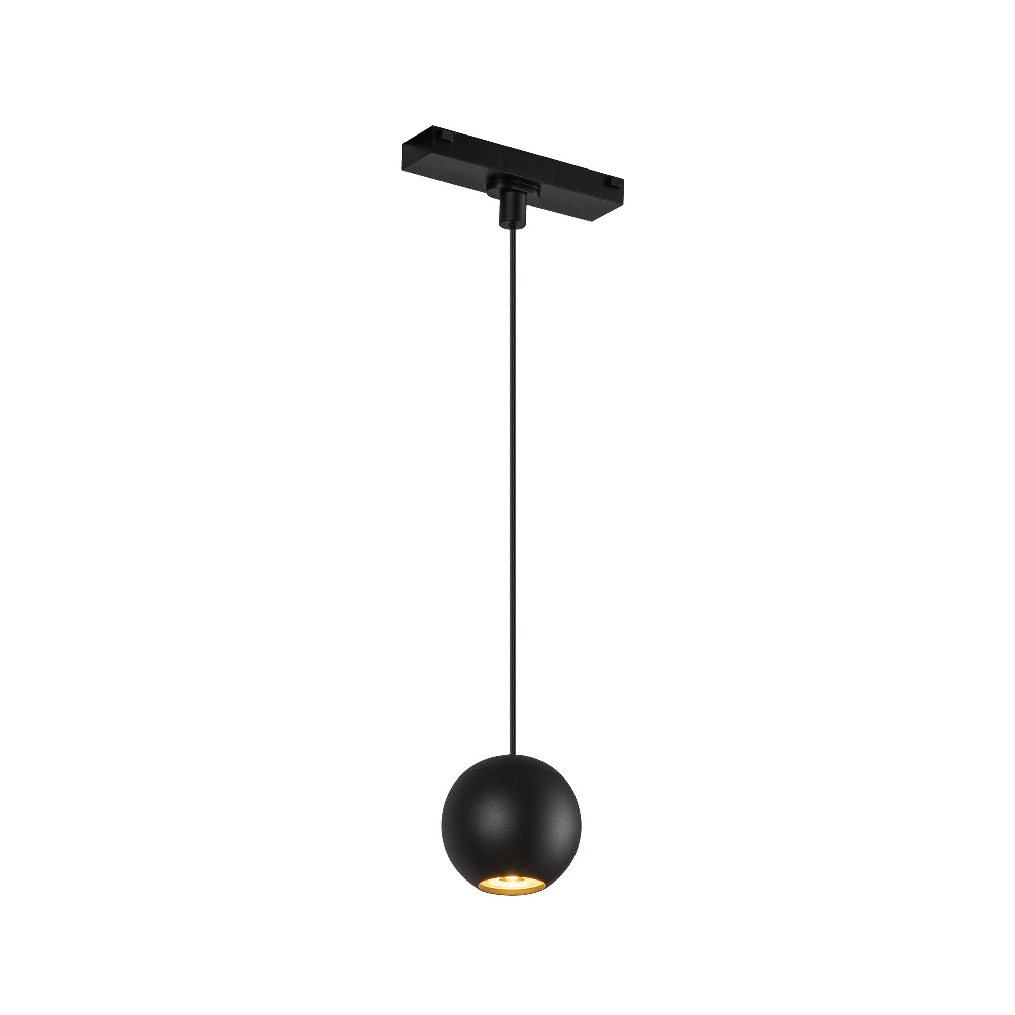 Kuzco Faria TRP26903-BK Pendant Light Fixture, UL Damp Rated, Black