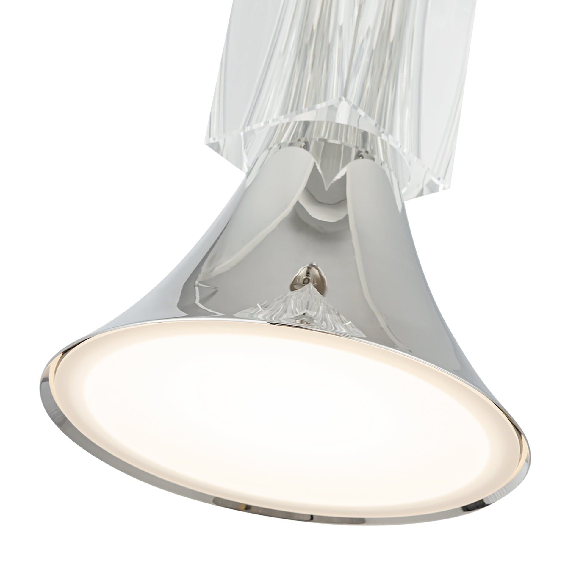 Kuzco Lighting PD94108-PN/CC-UNV Pendant, 8-in, Polished Nickel/Clear Crystal