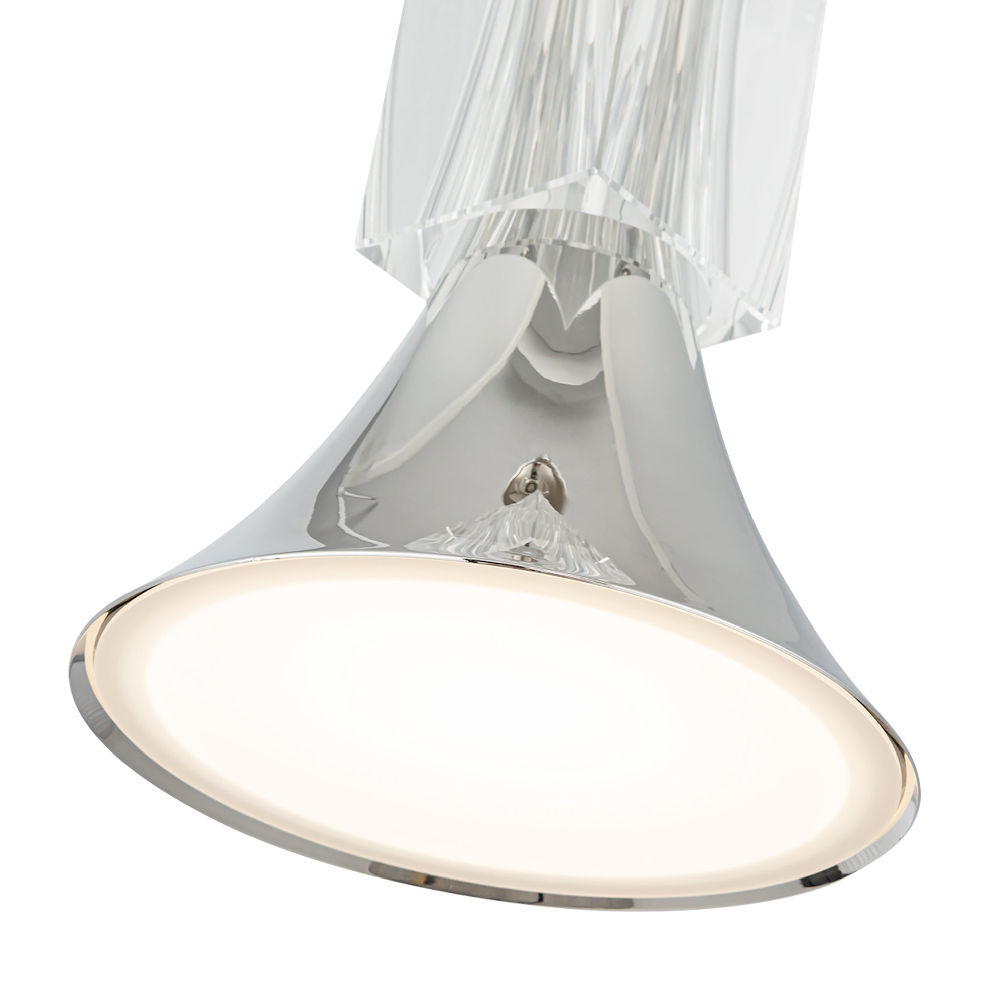 Kuzco Lighting PD94108-PN/CC-UNV Pendant, 8-in, Polished Nickel/Clear Crystal