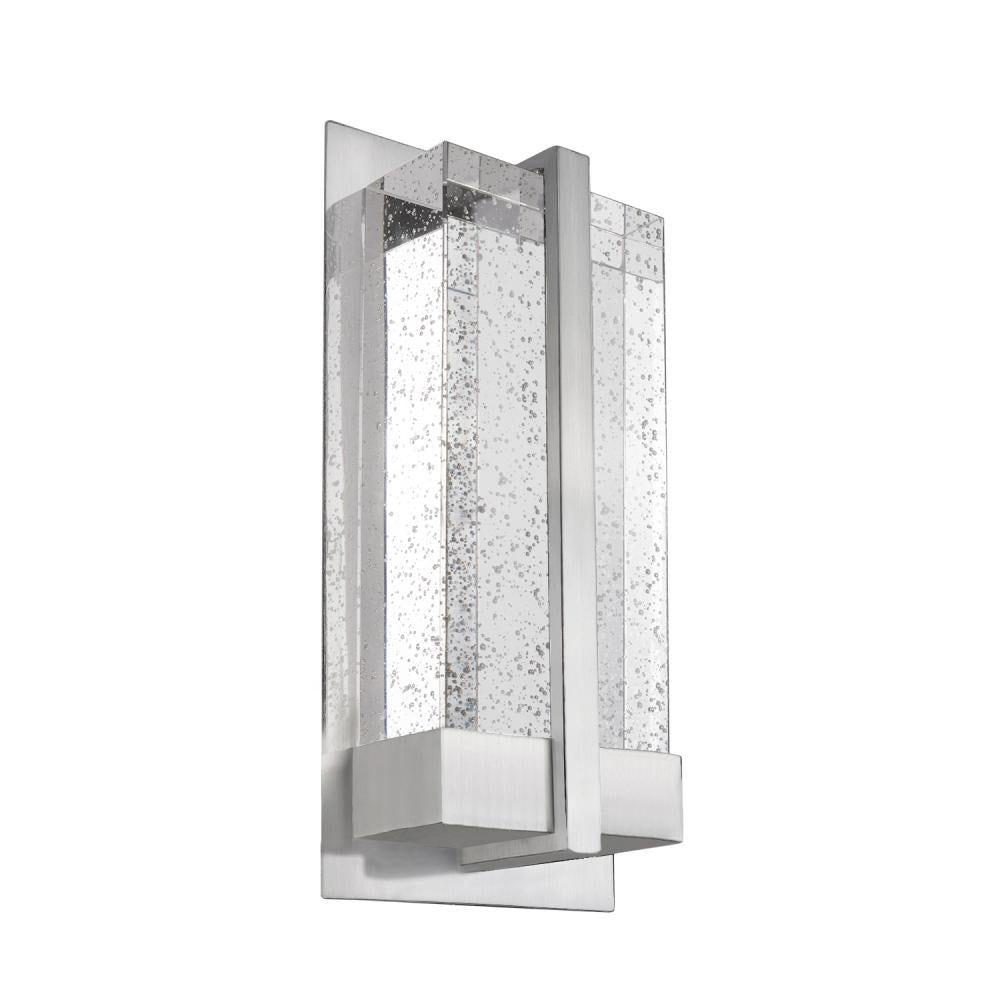 Kuzco Gable WS2812-BN Wall Sconce, UL Damp Rated, Brushed Nickel