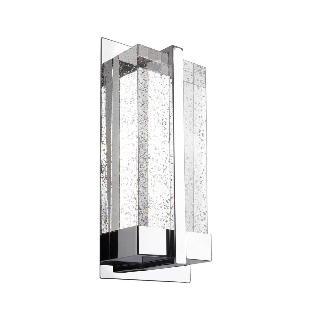 Kuzco Gable WS2812-CH Wall Sconce, LED, Chrome