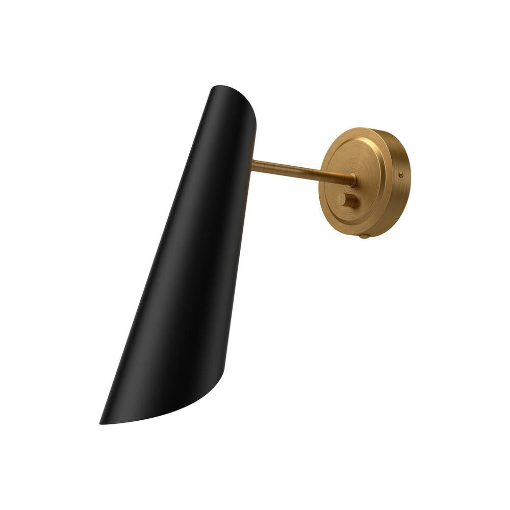 Alora Mood Gabriel WV572205MBAG Wall/Vanity Light Fixture, UL Damp Rated, Aged Gold/Matte Black