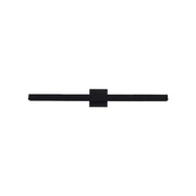 Kuzco WS10423-BK Wall Sconce, 23-in Black LED, Aluminum Backplate