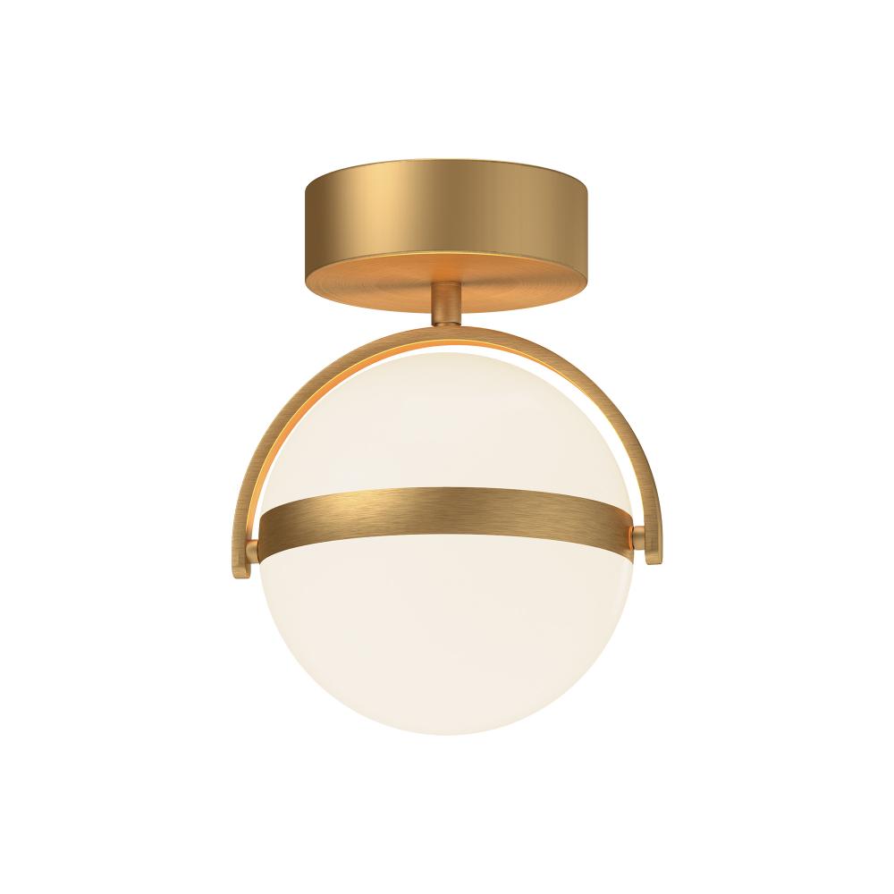 ALORA Lighting FM301001BG Flush Mount, Modern Design, Brushed Gold