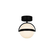 ALORA Lighting FM301001MB Flush Mount, LED, Modern Design, Matte Black