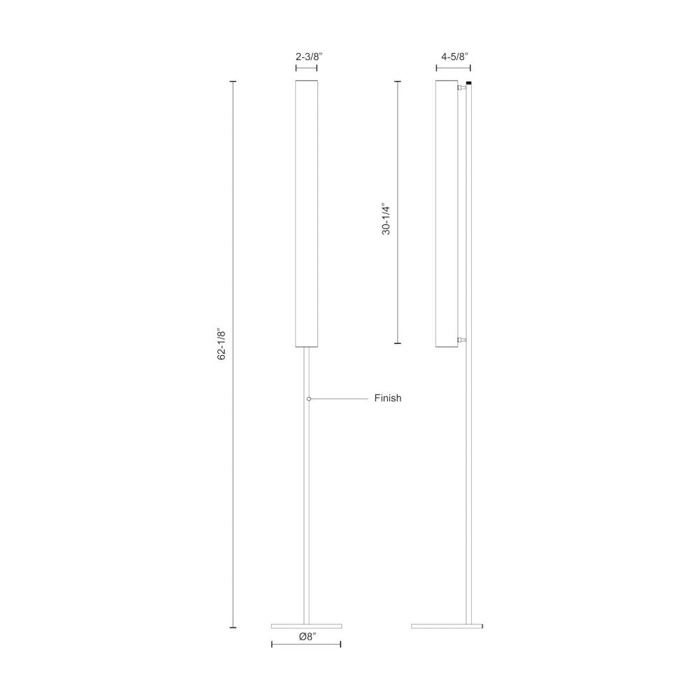 Kuzco Lighting Inc. GRAMERCY FL70155-BK Lamp Transitional - Black