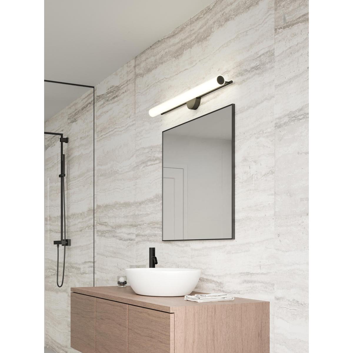 Kuzco Gramercy WS70136-BK Wall Sconce, LED, Black