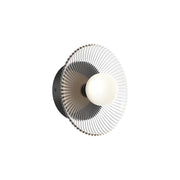 ALORA MOOD Lighting Hera WV417510MBCR Wall/Vanity Light Fixture, UL Damp Rated, Matte Black