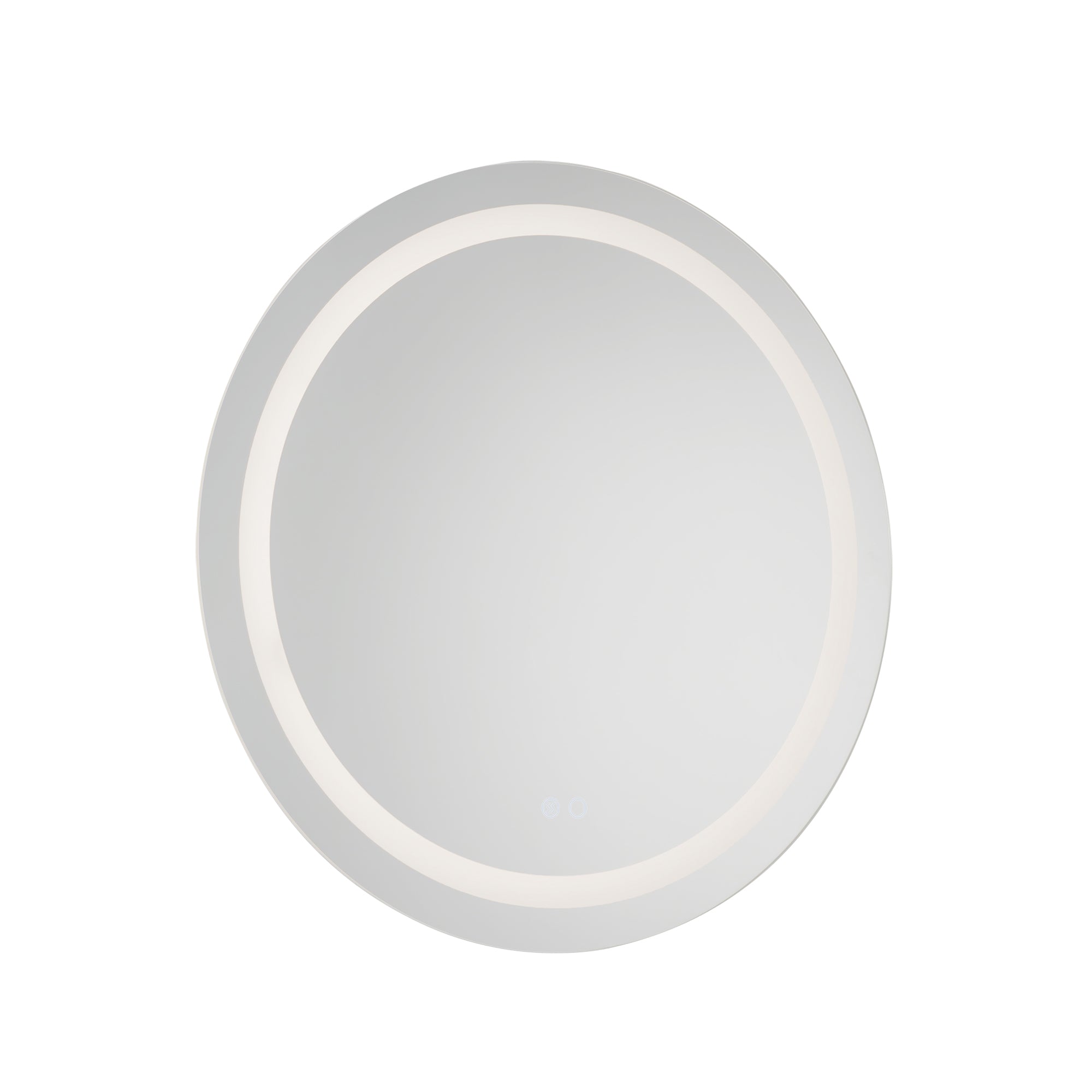 Kuzco VM41032-5CCT Hillmont 32-in LED Vanity Mirror, UL Damp Rated, Sandblasted Merc Edge