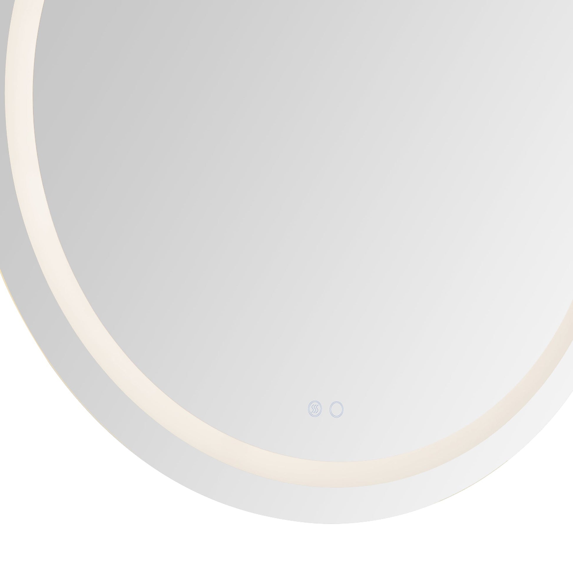 Kuzco VM41040-5CCT Vanity Mirror, LED, Sandblasted Merc Edge