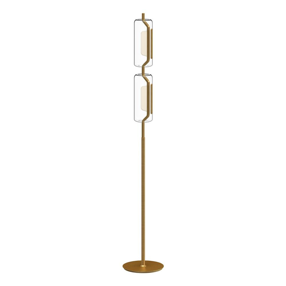 Kuzco Hilo FL28563-BG Floor Lamp, LED, Brushed Gold