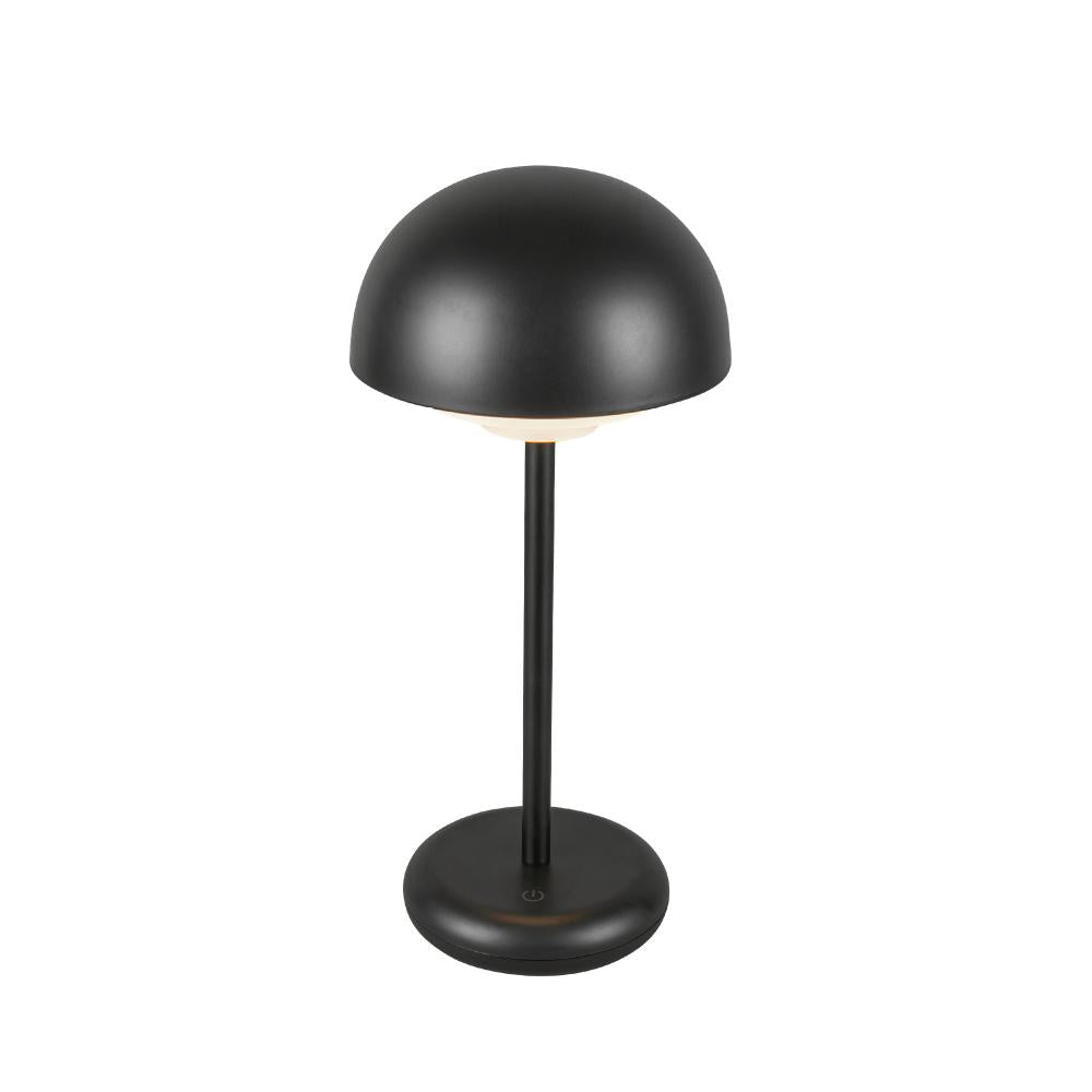 Kuzco TL63812-BK Hinata 5-in Black LED Table Lamp, Rechargeable, Black