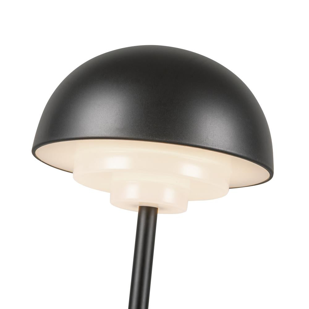 Kuzco TL63812-BK Hinata 5-in Black LED Table Lamp, Rechargeable, Black