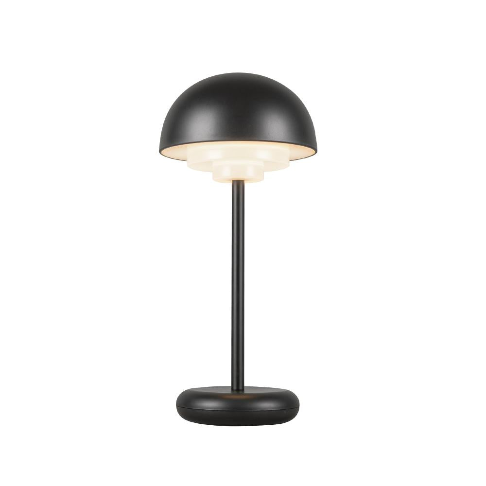 Kuzco TL63812-BK Hinata 5-in Black LED Table Lamp, Rechargeable, Black