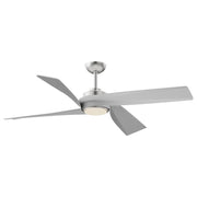 Kuzco Lighting CF96956-BN Ceiling Fan, 56-in, LED, Remote Controlled, Brushed Nickel