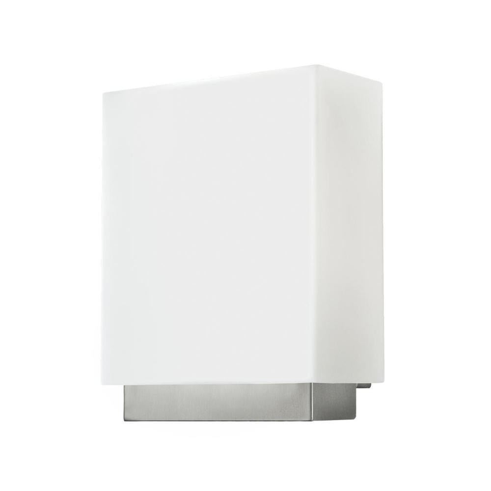 Kuzco WS3909-BN Hounslow 7-in Wall Sconce, UL Damp Rated, Brushed Nickel