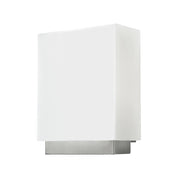 Kuzco WS3909-BN Hounslow 7-in Wall Sconce, UL Damp Rated, Brushed Nickel