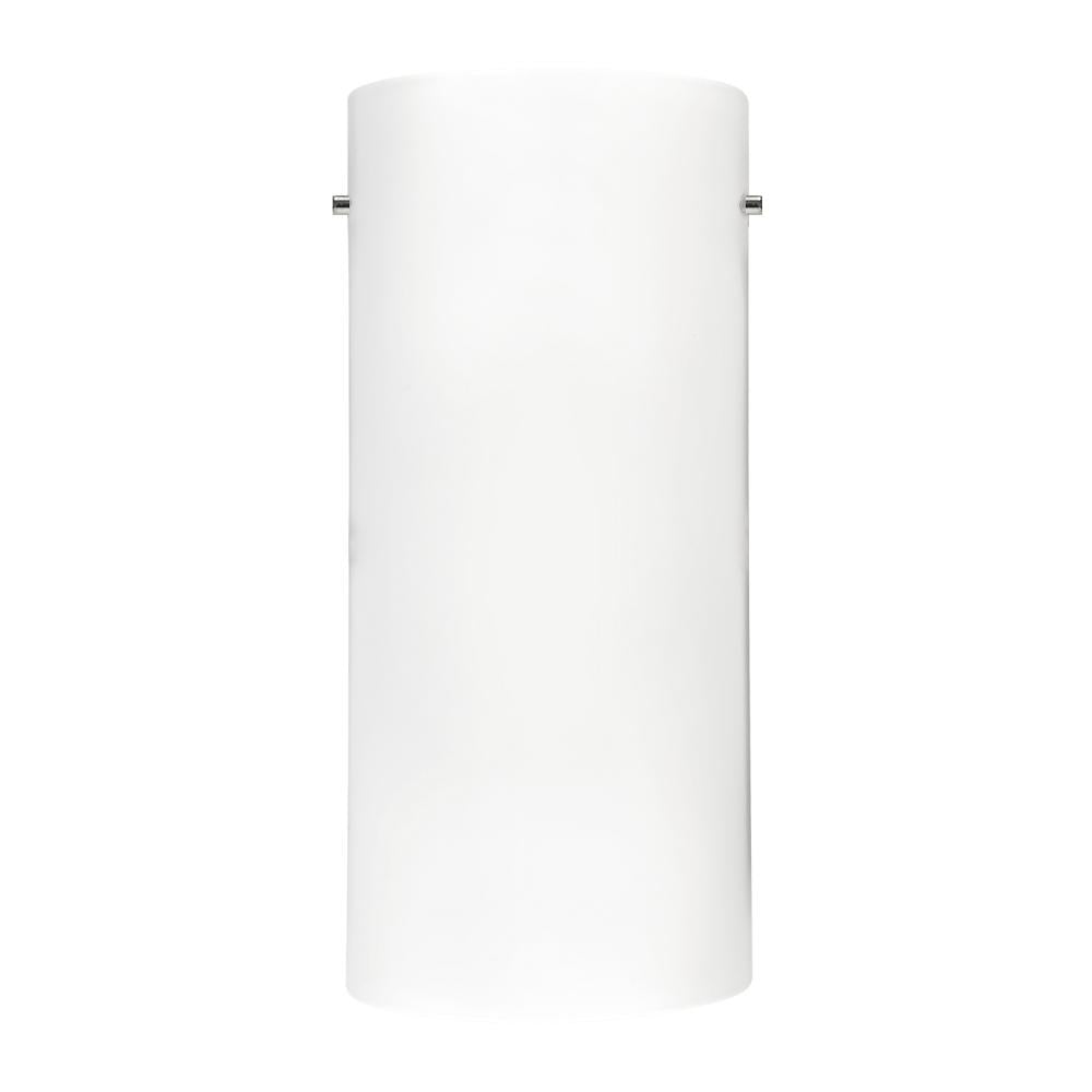 Kuzco Hudson WS3313 LED Wall Sconce, UL Damp Rated, Brushed Nickel/Chrome