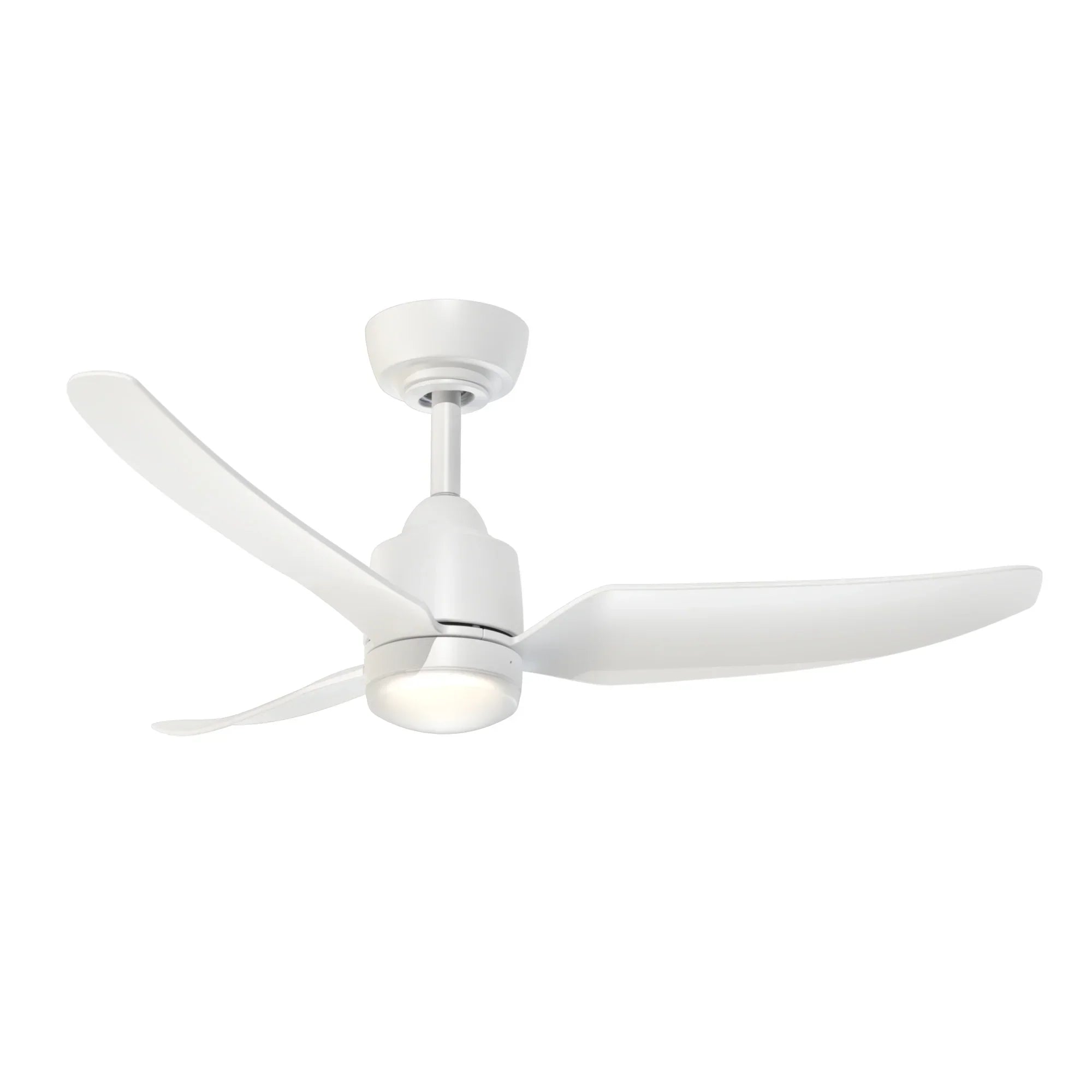 Kuzco Lighting CF72942-WH Hugo Ceiling Fan, 42-in with Light Kit, White