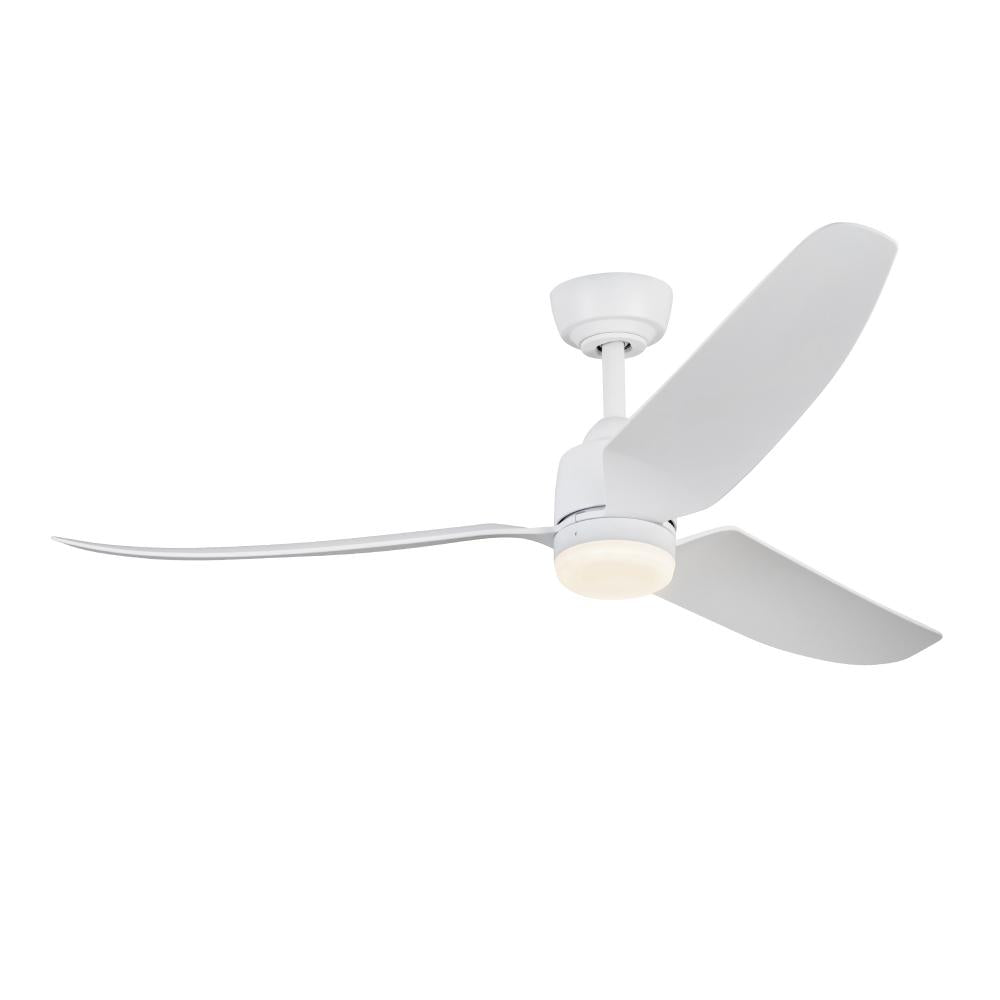 Kuzco Lighting CF92952-WH Ceiling Fan, LED, Exterior Ceiling Fans, 52-in, Matte White