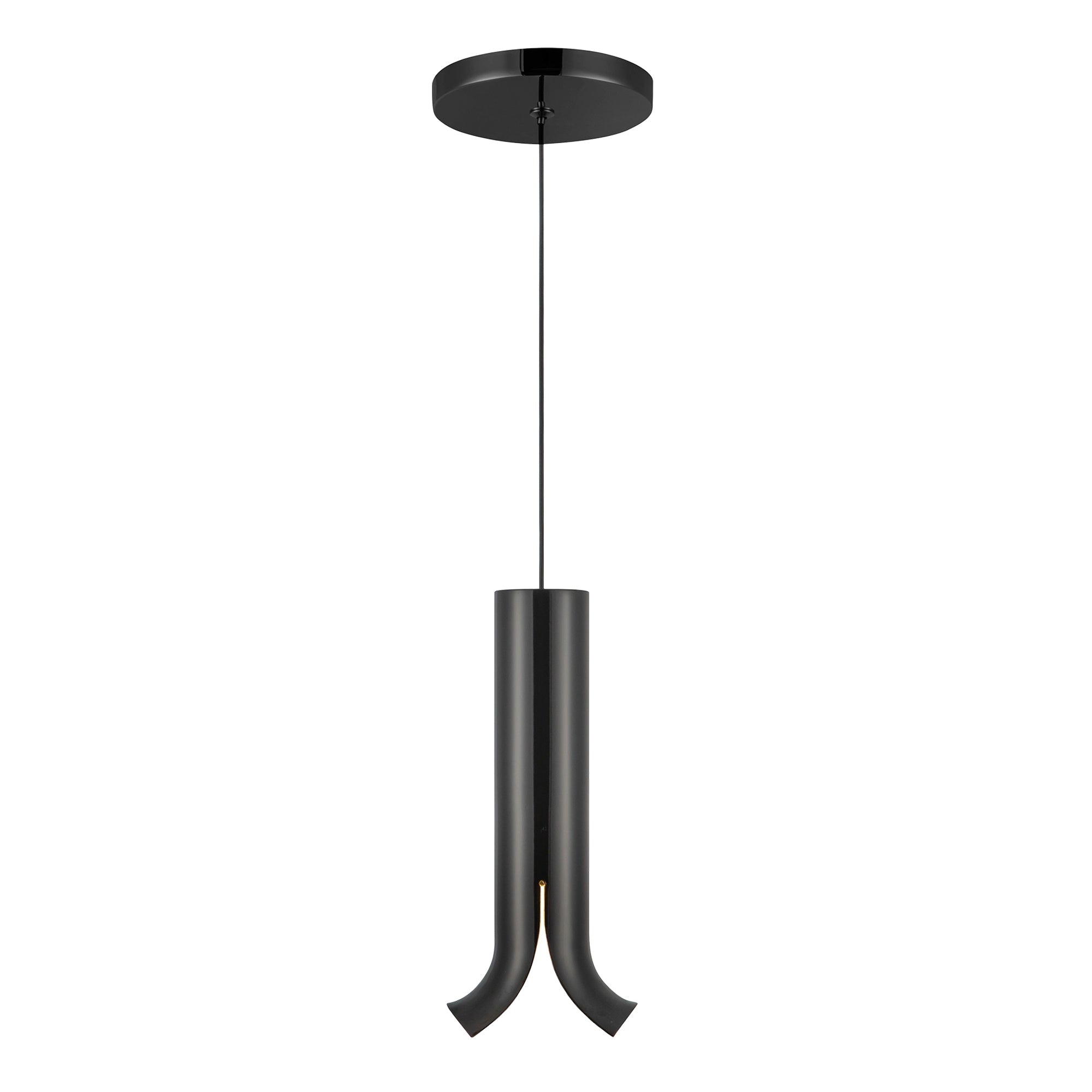 Kuzco PD89709-GBK Pendant Light Fixture, UL Damp Rated, Glossy Black