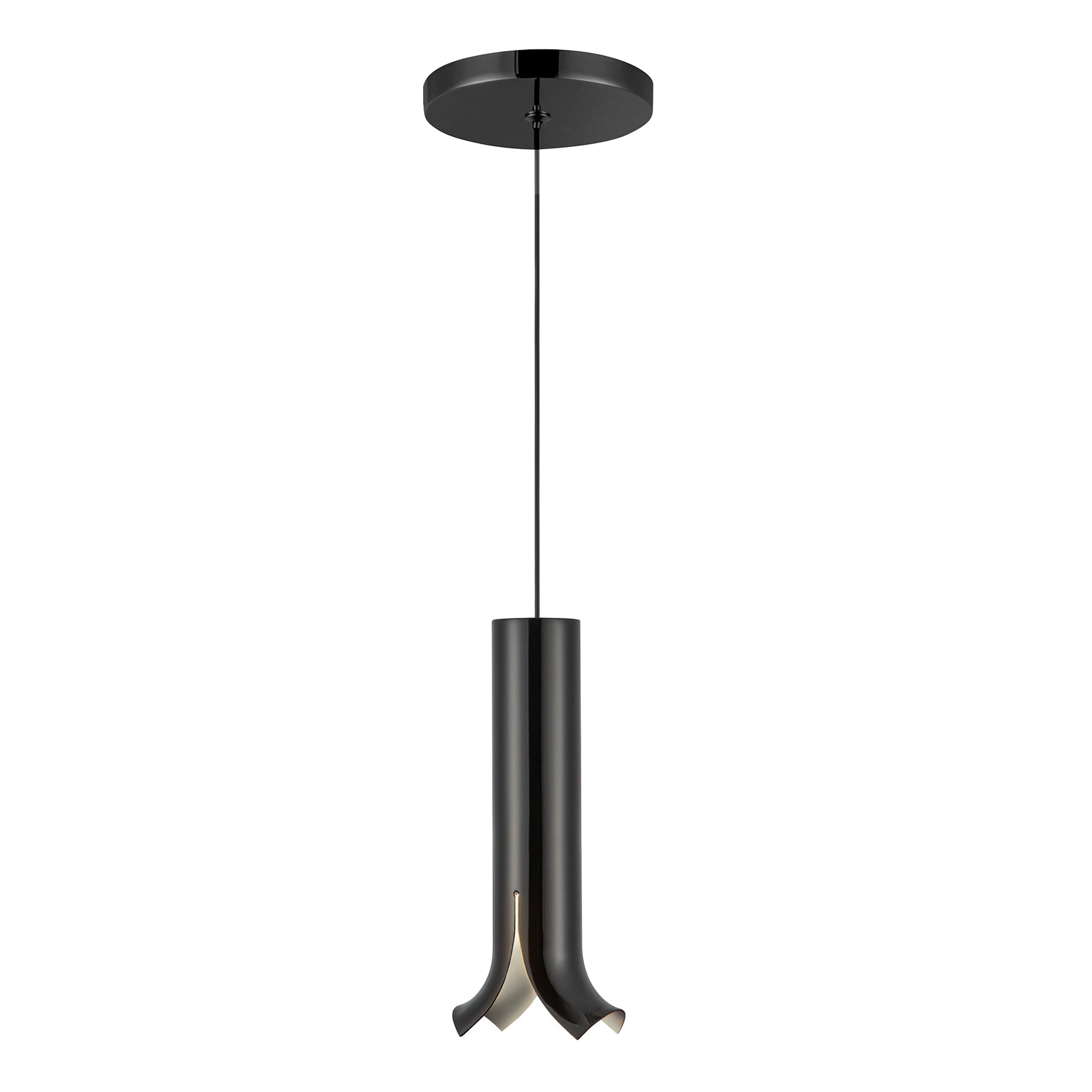 Kuzco PD89709-GBK Pendant Light Fixture, UL Damp Rated, Glossy Black