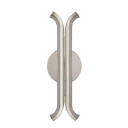 Kuzco Lighting WS89714-PN Husk 14-in Wall Sconce, Polished Nickel