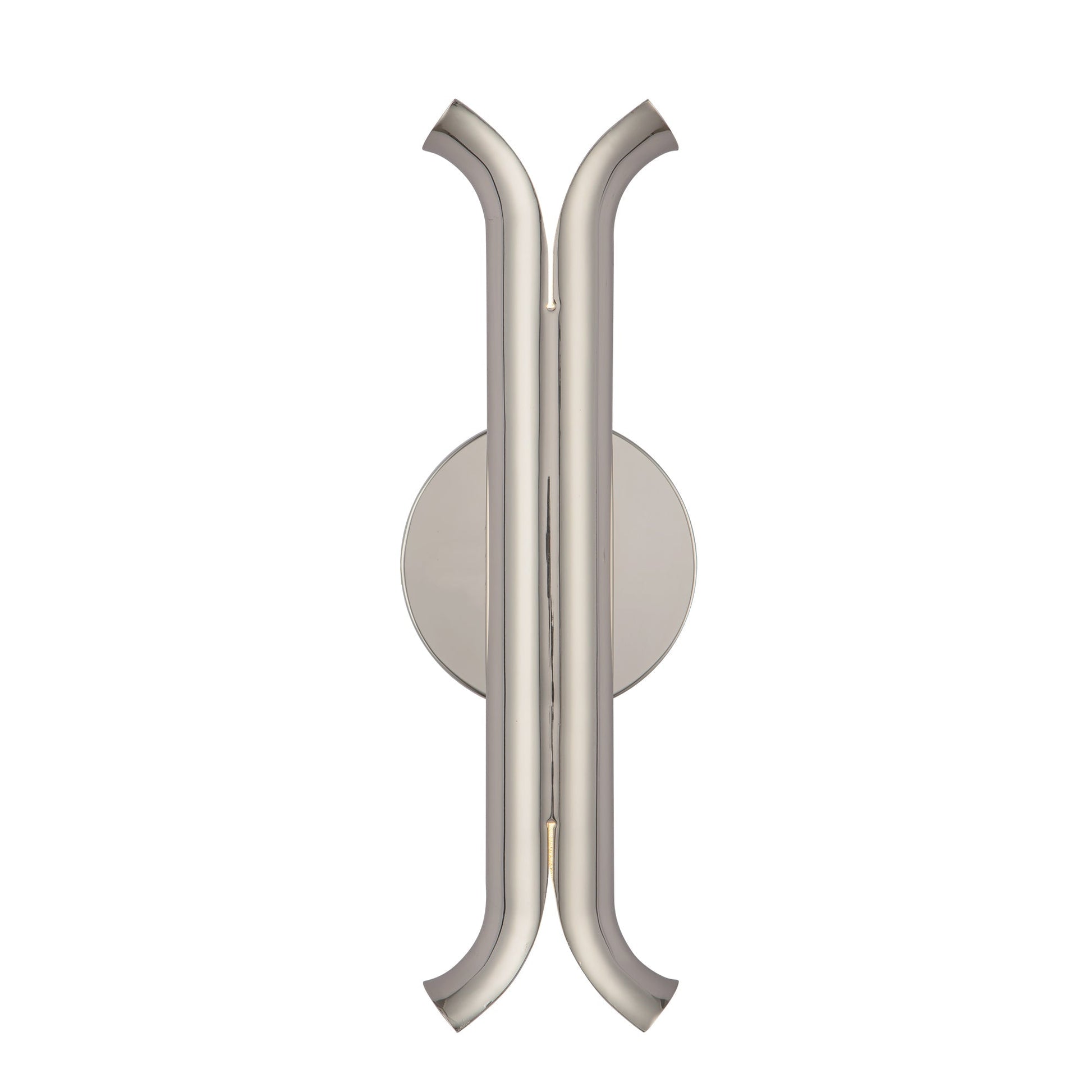 Kuzco Lighting WS89714-PN Husk 14-in Wall Sconce, Polished Nickel