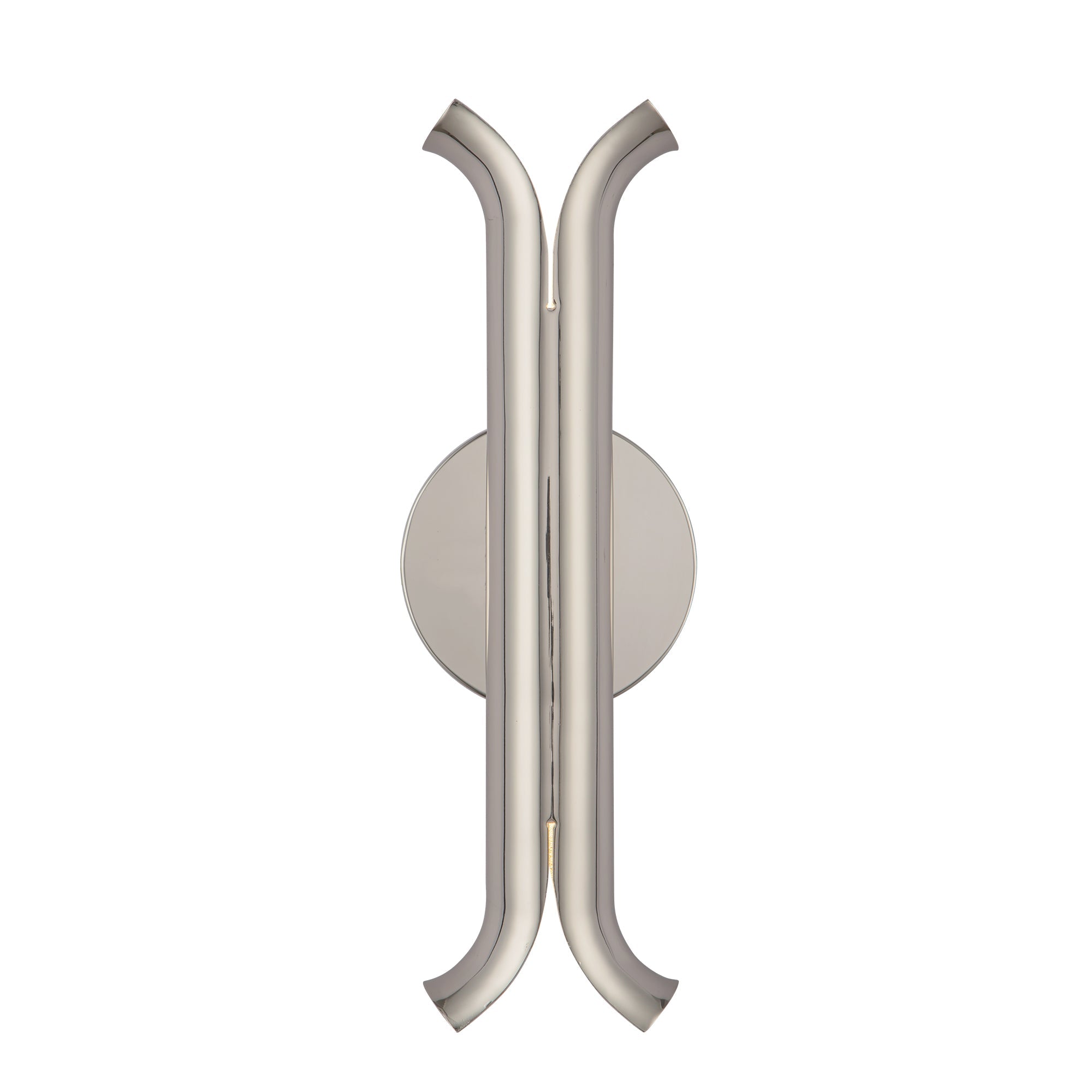 Kuzco Lighting WS89714-PN Husk 14-in Wall Sconce, Polished Nickel