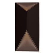 Kuzco Indio EW60312-BZ Exterior Wall Sconce, UL Damp Rated, Bronze