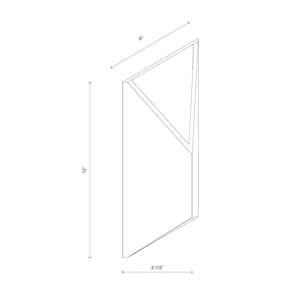 Kuzco Indio EW60312-BK Exterior Wall Sconce, LED, Black