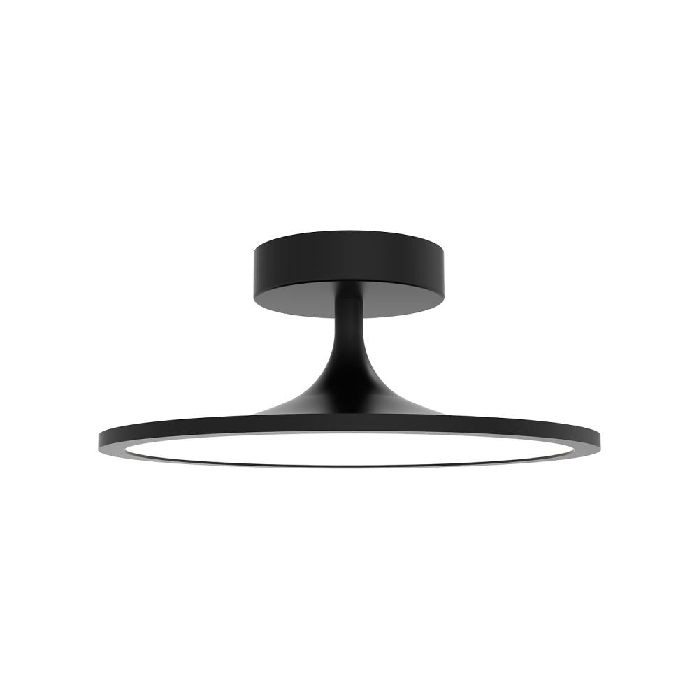 ALORA MOOD Lighting SF418012MB Semi-Flush Mount, 12-in, Matte Black