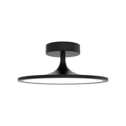 ALORA MOOD Lighting SF418012MB Semi-Flush Mount, 12-in, Matte Black