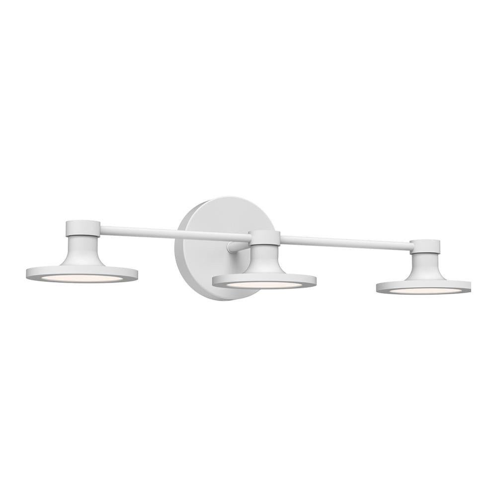 ALORA MOOD Lighting VL418021WH Vanity Light Fixture, UL Damp Rated, White