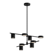 Kuzco Jayden CH96840-BK-UNV LED Chandelier, 40-in, Black