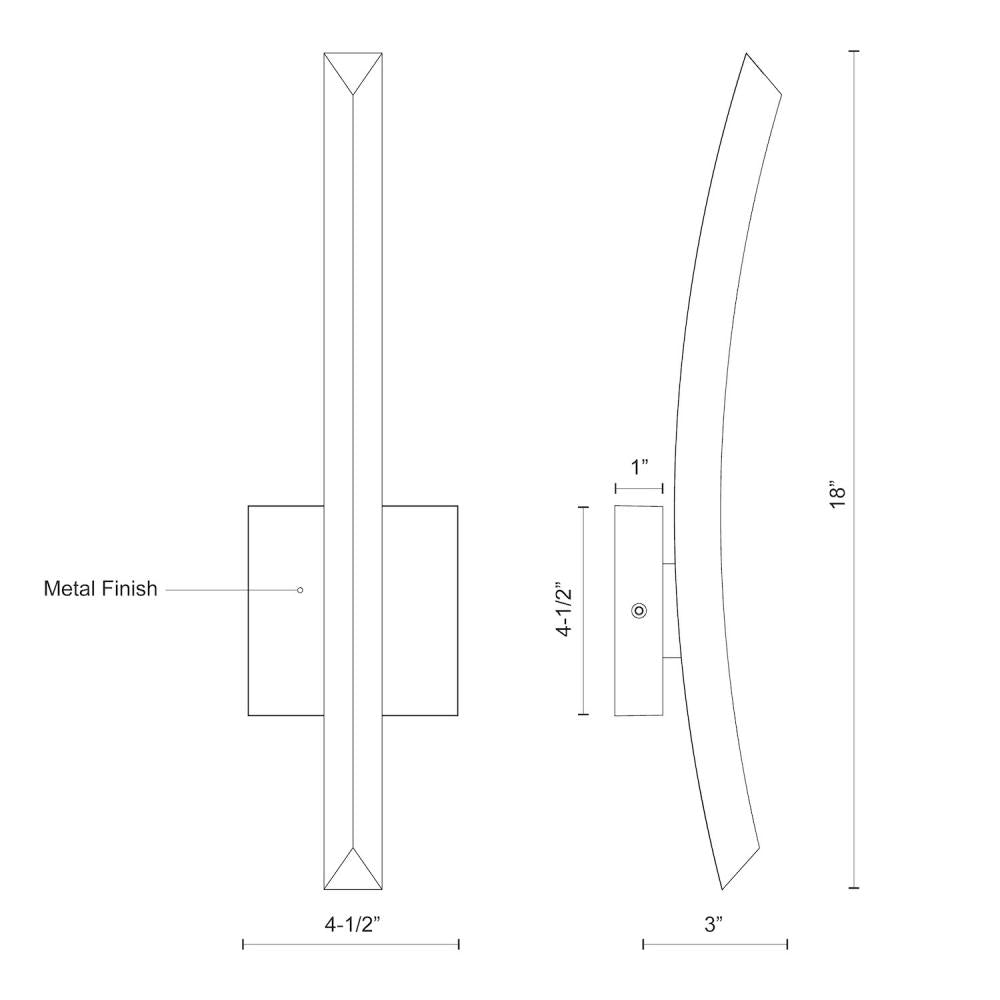 Kuzco Lighting Inc. KATTARI EW7718-GH Exterior Transitional - Graphite