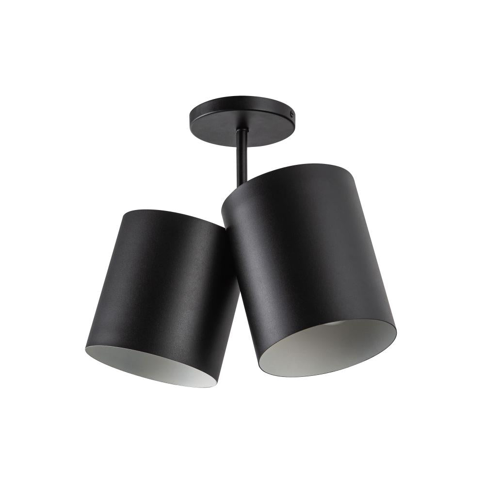 Kuzco Keiko 58814 Semi-Flush Mounts, UL Rated, Black