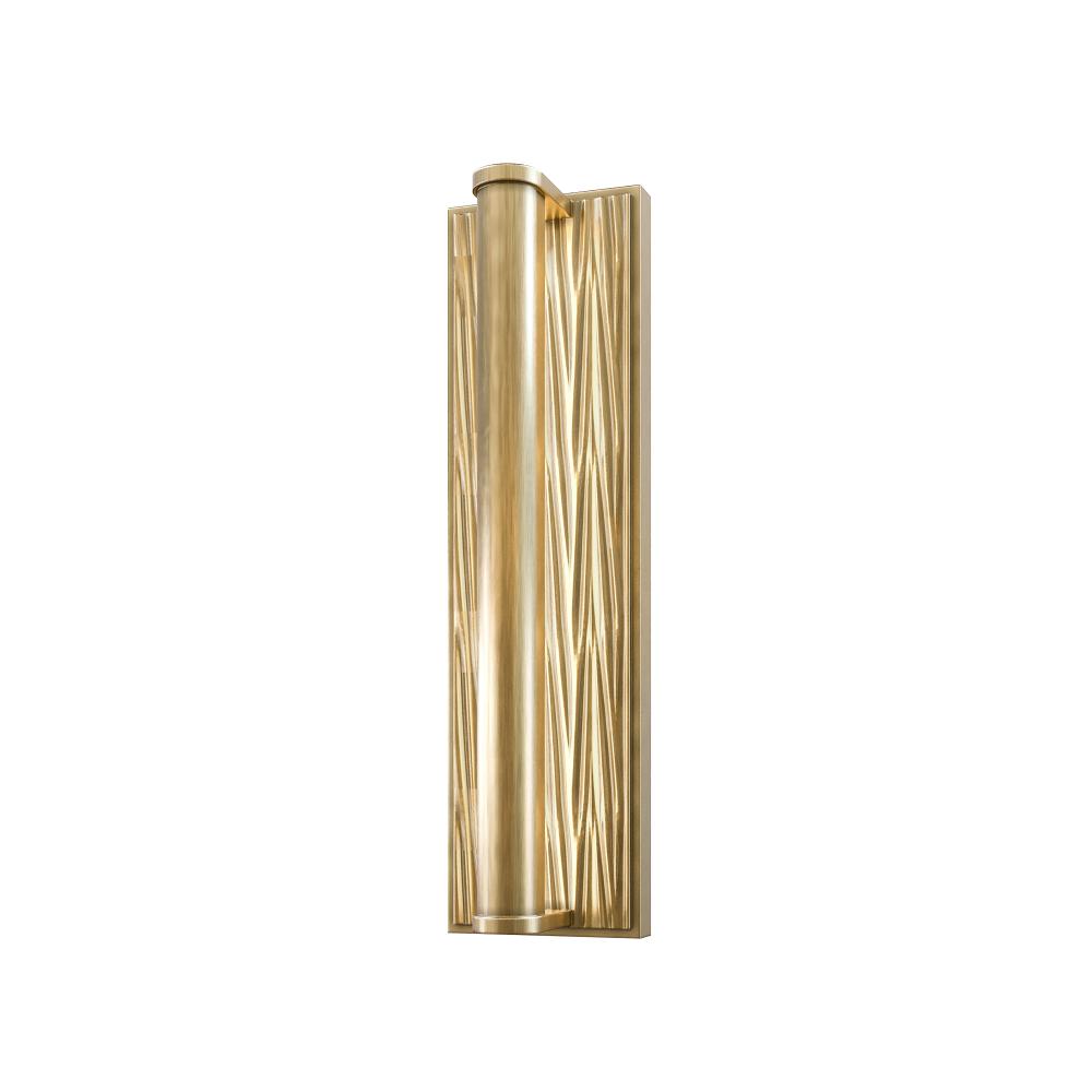 ALORA Lighting 361215VB Kensington Vintage Brass LED Wall/Vanity Light Fixture, UL Damp Rated, Vintage Brass