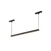 Kuzco Kyan TRL29422-BK Trilo Track Linear Pendant, UL Damp Rated, Black