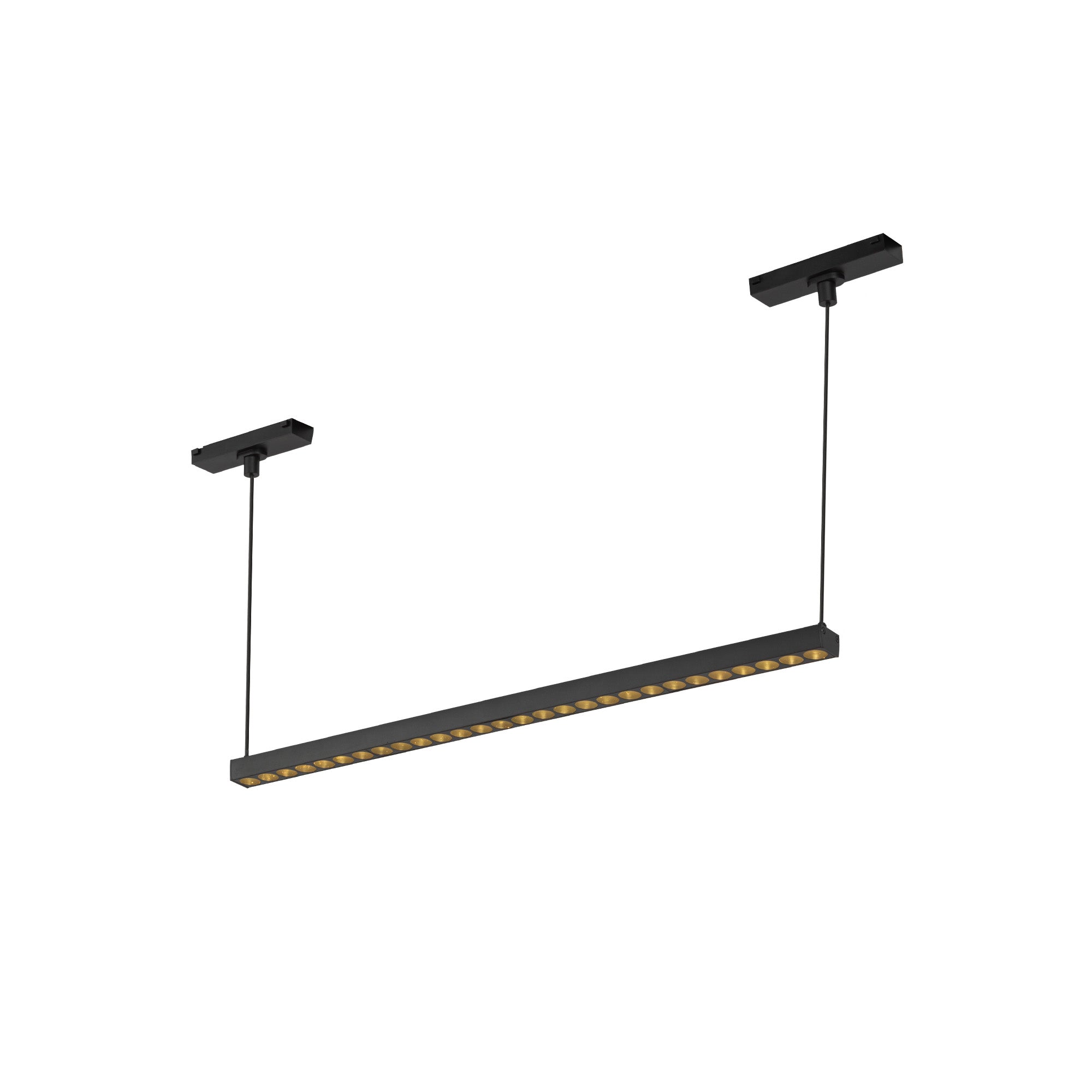 Kuzco Kyan TRL29422-BK Trilo Track Linear Pendant, UL Damp Rated, Black