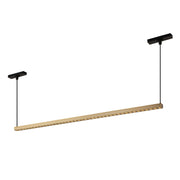 Kuzco Kyan TRL29433-BG-4K Linear Pendant, 33-in, Adjustable, Brushed Gold