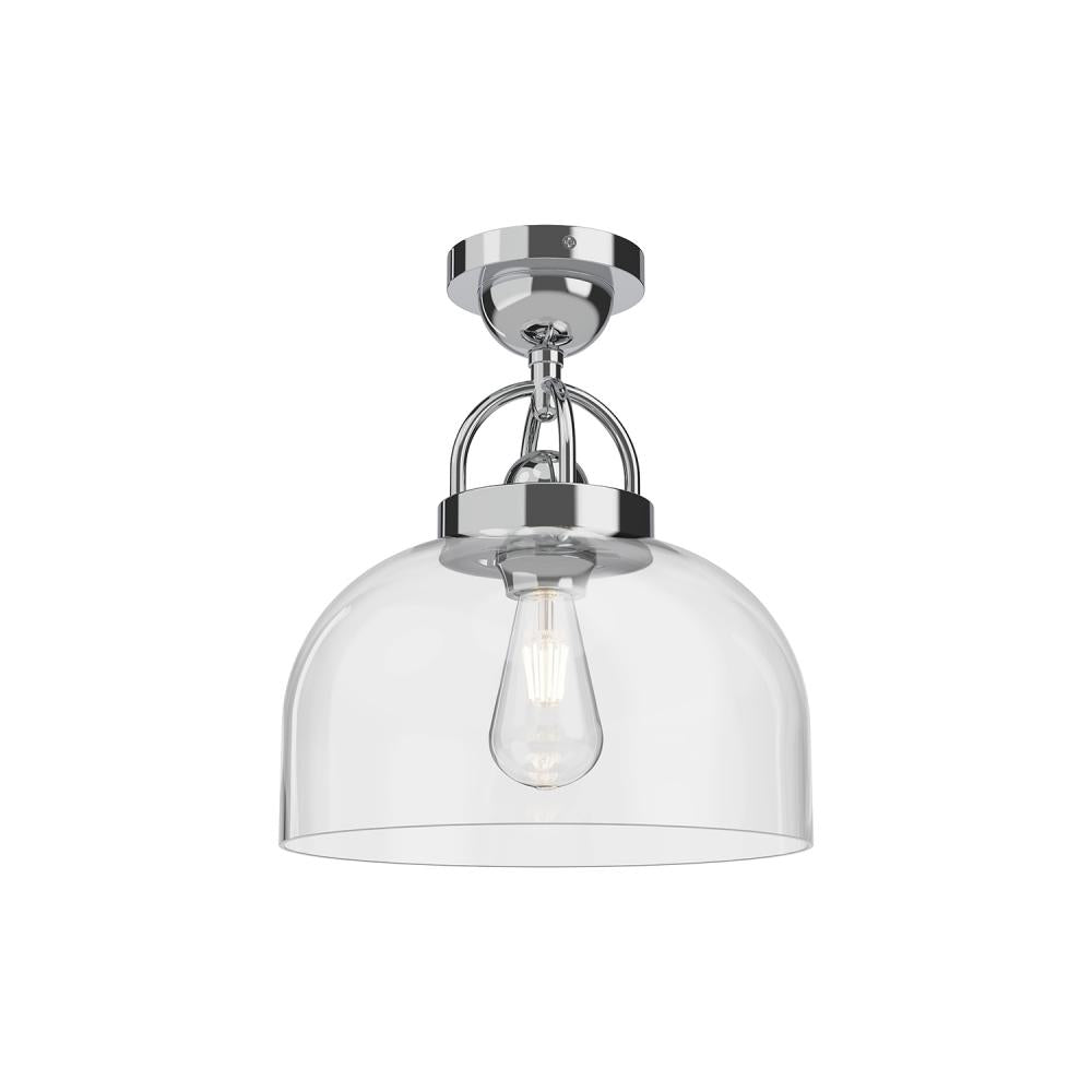 ALORA MOOD Lighting SF461101CH Semi Flush Mount, Indoor/Outdoor, Chrome