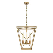 ALORA Lighting PD309616VB Pendant Light Fixture, 4 Lights, Vintage Brass